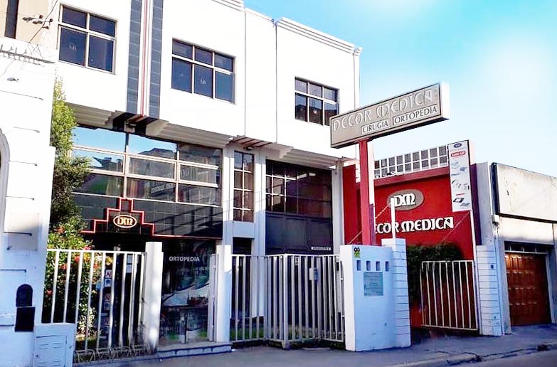 Frente del local de Decor Médica en Moreno 29, Río Cuarto